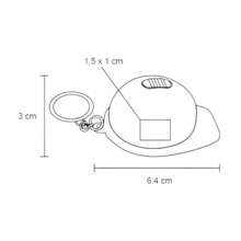 PromoClick Organizador de llaves y llaveros regreso a la escuela - Azul - Ver 6