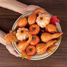 50pcs Simulated Pumpkin Models, Party Decoration Set, Also Suitable For Furniture Decoration - Multicolor - View 1