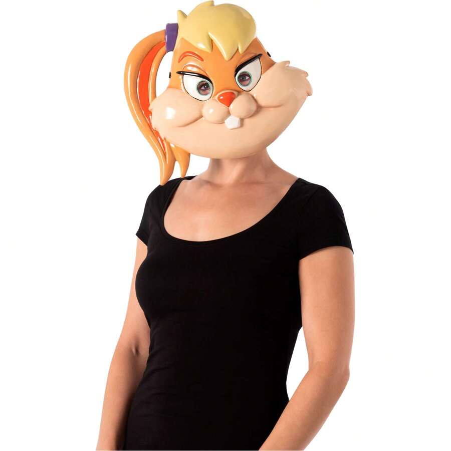 Space Jam Lola Bunny Mask (Orange/Yellow) - Orange Black - View 1