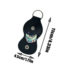 Juego de 6 piezas de púas de guitarra con diseños coloridos y estuche de PU - Opciones de grosor de 0,46/0,71/1,0 mm, accesorios de instrumento musical con diseños vibrantes, regalo para entusiastas de la música - elementos musicales - Ver 5