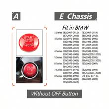 Car Engine START Button Replace Cover STOP Switch For BMW E87 E60 E83 E84 E89 For BMW E90 E91 E92 E93 Car Accessories