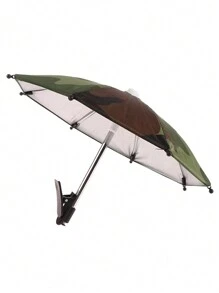 Phone Clamp Umbrella, Outdoor Waterproof Sunshade Umbrella With Phone Holder, Anti-UV Anti-Reflective Mini Umbrella For Light Rain - Multicolor - View 8
