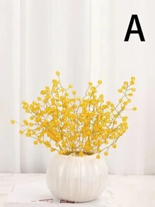 1 Pc Plastic Pumpkin Shape Flower Vase, Outdoor Decoration, Home Decor, Garden, Gardening, Planters, Indoor Display Rack, Garden Ornaments, Gardening Tools