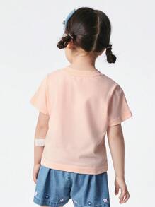 Balabala Ropa para niños preadolescentes, Camiseta de manga corta, Nuevo conjunto de verano para padres e hijos 2024
