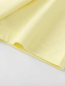 Balabala Áo thun ngắn tay cho bé trai tuổi teen, mẫu mới mùa hè 2024 dành cho bố mẹ và con cái. - Màu vàng - Xem 8