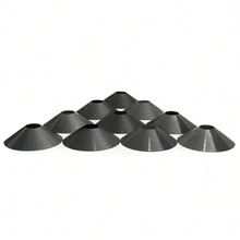 Kit Agilidade 1 Escada  4 Cones 2 Barreiras 4 Chapéus Preto - Preto - Visão 4