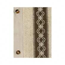 CAMISA AMPLIA MANTA ALGODON CABALLERO APLICACION BORDADO COCOLITOS GUAYABERA BOUTIQUE ROPA HOMBRE TIPICA ARTESANAL TRADICIONAL  CULTURA MEXICANA FOLKLORICA DUO PAPA E HIJO REGALO CUMPLEAÑOS DIA DEL PADRE  GRADUACION FIESTA BODA OFICINA PLAYA VERANO CASUAL COMODA FRESCA MODA ESTILO UNICO ORIGINAL - Beis - Ver 5