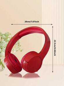 Auriculares inalámbricos antirruido activo ANC de larga duración, plegables y retráctiles - Rojo - Rojo - Ver 5