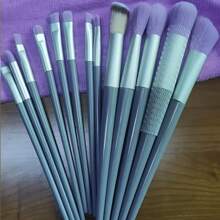 Makeup Brush 13pcs Brushes Set3pcs Cosmetic Makeup Sponge1pcs Makeup Brush Cleaning Box Beauty Tool Eyeshadow Blush Professional Brushes,Brush Set,Makeup Brush Kit,Make Up Brush Set,Make Up Set Complete,Makeup Brush Set,Complete Makeup Kit,Brush Kit,Brushes Makeup Set,Makeup Gift Set,Set - Purple - View 8
