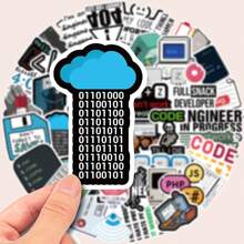 50张趣味程序员涂鸦贴纸，可用于装饰手机、电脑、行李箱、笔记本，也是返校季剪贴簿的必备用品。趣味贴纸，笔记本电脑贴纸，Kindle手机贴纸。 - 彩色 - 查看 1