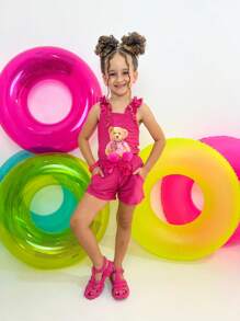 Young Girls Sets - Hot Pink - View 2