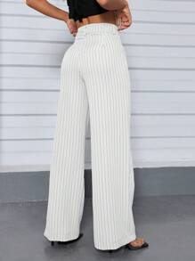 Women Pants - 白色 - 查看 3