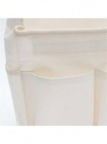 1入組掛飾收納簡約風織物懸掛收納籃 - 灰色 - 查看 7