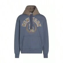 Puma X Rhuigi Embroidered Cotton Hoodie - INKY BLUE - View 1