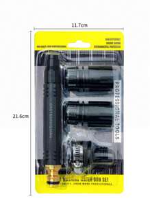 Pistola de limpieza compacta portátil, pistola rociadora de agua a alta presión - Negro - Ver 7