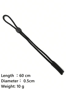 1pc Men's Adjustable Silicone Eyeglasses Chain, Blue/Black Eyewear Strap With Adjustable Buckle, Sports Glasses Cord With Anti-Slip Covers, Suitable For All Seasons And Occasions Glasses Accessories