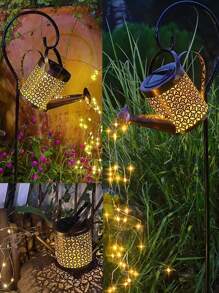 1 件太阳能灯带层叠灯防水充电板花园装饰适用于室外户外太阳能灯串仙女 LED 吊灯适用于庭院装饰秋季装饰家居装饰户外装饰