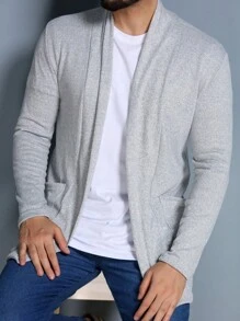 Men Jackets & Coats - Light Grey - View 1