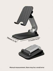 1 giá đỡ điện thoại để bàn có thể gập lại và di động - trắng - Xem 9
