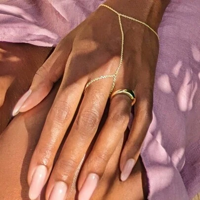 简约戒指和手链，银手链，简约金手链，金手链，戒指链，戒指链