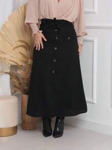 Women Skirts - màu đen - Xem 4