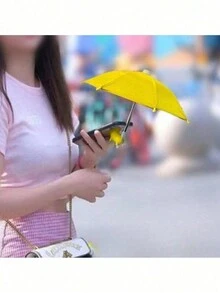 1 ô che nắng mini màu hồng cho điện thoại di động, Vỏ điện thoại di động chống chói, ô di động ngoài trời đa năng, ô đi xe máy, bảo vệ điện thoại di động của bạn khỏi mưa và nắng, màn hình chống chói, giá đỡ bãi biển mùa hè, cần thiết cho du lịch ngoài trời, trang trí búp bê che nắng, Phụ kiện, Đồ chơi vui nhộn - Nhiều màu - Xem 11