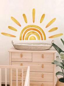 1 set de calcomanías decorativas de pared para el cuarto de sol, calcomanías, vinilo decorativo para decoración del hogar, artículos de decoración primaveral para refrescar tu hogar, calcomanías de decoración de ramas