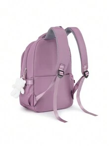 Women Functional Backpacks - 酒紅色 - 查看 3