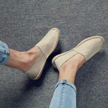 Chaussures de pêcheur en canevas respirante pour hommes, semelle en corde de chanvre, sans lacet, absorbante, anti-odeur, légère, tressée, décontractée, pour les vacances, en canevas de chanvre, chaussures plates noires et blanches, chaussures décontractées respirantes, chaussures de voyage blanches pour les vacances, chaussures noires en corde de chanvre, chaussures unisexes à semelle en chanvre, chaussures à semelle dure pour hommes