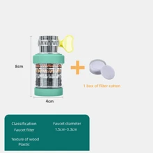 Detachable Multipurpose Kitchen Faucet Filter With Splash-Proof Extender Nozzle, Universal Interface, Household Water Purifier Kitchen Items Kitchen Accessories Kitchen Tools - Army Green - View 14