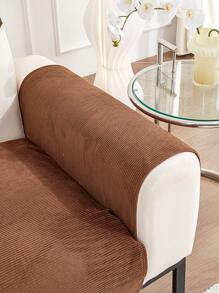 1pc Waterproof Corn Velvet Sofa Cover For 1/2/3/4 Seats Sofa Seat Cushion Protector With Armrest And Backrest Covers, All Seasons