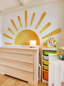 1 set de calcomanías decorativas de pared para el cuarto de sol, calcomanías, vinilo decorativo para decoración del hogar, artículos de decoración primaveral para refrescar tu hogar, calcomanías de decoración de ramas