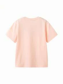 Balabala Ropa para niños preadolescentes, Camiseta de manga corta, Nuevo conjunto de verano para padres e hijos 2024