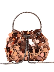 Women Top Handle Bags - Vàng - Xem 2
