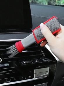 Detailing Brush,1pc Multi-Functional Double-Ended Gap Cleaning Brush For Air Conditioner Vents, Window Blinds, Keyboards