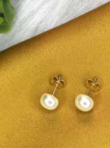 Women Stud Earrings - Vàng - Xem 3
