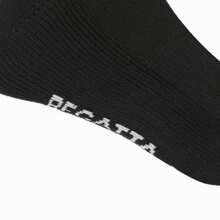 Regatta Unisex Adult Trainer Socks (Pack Of 5) (Black) - Black - View 3