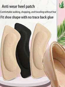 4入組/8入組防滑鞋跟墊，耐磨鞋墊腳部保護背膠貼紙鞋跟，含有4D緩衝，無形加厚鞋跟墊，適用於高跟鞋 - 彩色 - 查看 8