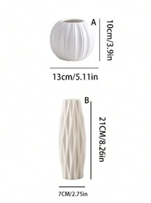 1 Pc Plastic Pumpkin Shape Flower Vase, Outdoor Decoration, Home Decor, Garden, Gardening, Planters, Indoor Display Rack, Garden Ornaments, Gardening Tools
