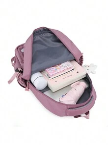 Women Functional Backpacks - Màu tím - Xem 4