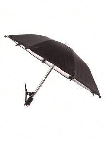 Phone Clamp Umbrella, Outdoor Waterproof Sunshade Umbrella With Phone Holder, Anti-UV Anti-Reflective Mini Umbrella For Light Rain - Multicolor - View 9