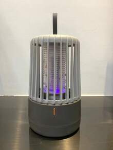 Eléctrico Mata Mosquitos enchufable, trampa de insectos conveniente y silenciosa repelente de mosquitos con tecnología inteligente, montable en la pared - gris - Ver 4