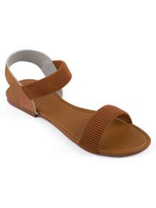 Women Flat Sandals - Lạc đà - Xem 6