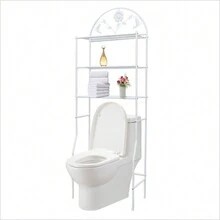 3-Tier Over The Toilet Storage Rack Bathroom Shelf Organizer Over Toilet Storage - Multicolor - View 9
