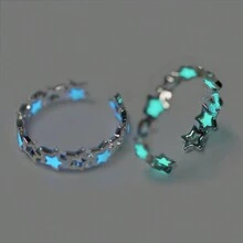 優雅發光星戒指-情侶、節日和派對的完美禮物，時尚和發光的飾品，男女適用 - 顏色款式 - 查看 4