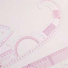 Set de regla métrica francesa con curva para coser, medición, confección, dibujo, manualidades. Regla curva métrica francesa, regla de costura, herramienta para sastres, herramientas de costura, regla de sastre multifuncional, regalo para el Día de la Madre, regalos del Día de la Madre para mujeres