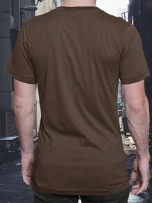 Men Shirts - 鏽棕色 - 查看 2