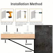 2pcs Triangle Brackets, Wall Mount Shelf, Enamel Iron Support Bracket, Layer Board Bracket - Multicolor - View 3