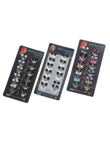 12 Stück/Set Kopftuch Clips, Kopftuch Pins, Schal Accessoires, Schal Schnalle, Kopftuch Clips, Kunstperle Schal, Clips Frauen Brosche