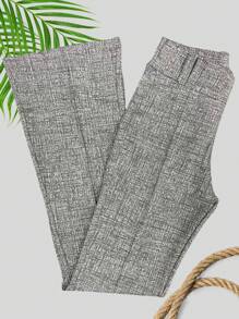 Plus Size Pants - 灰色 - 查看 2